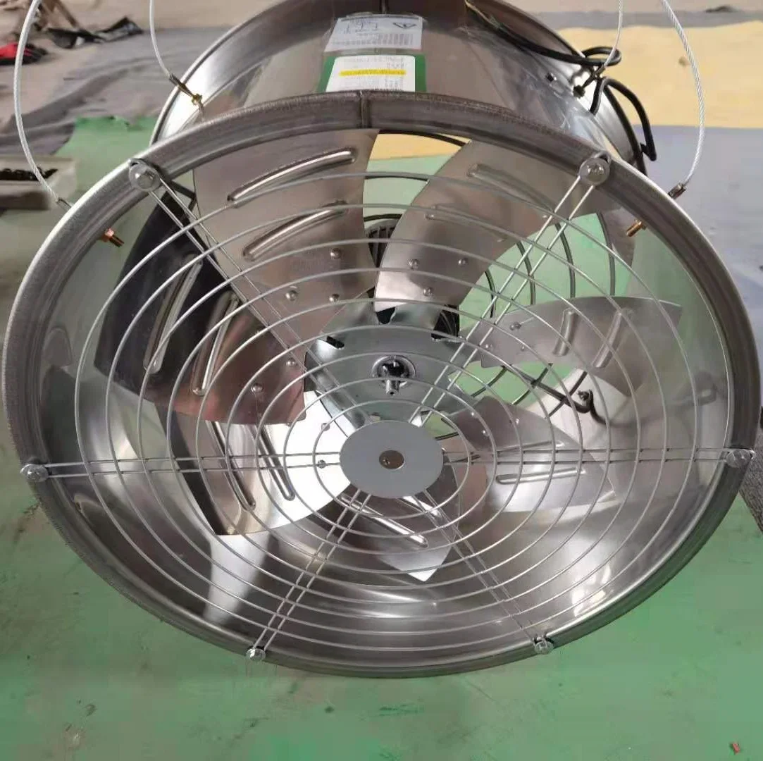 Stainless steel circulation fan 500 type greenhouse flower greenhouse fan axial flow fan