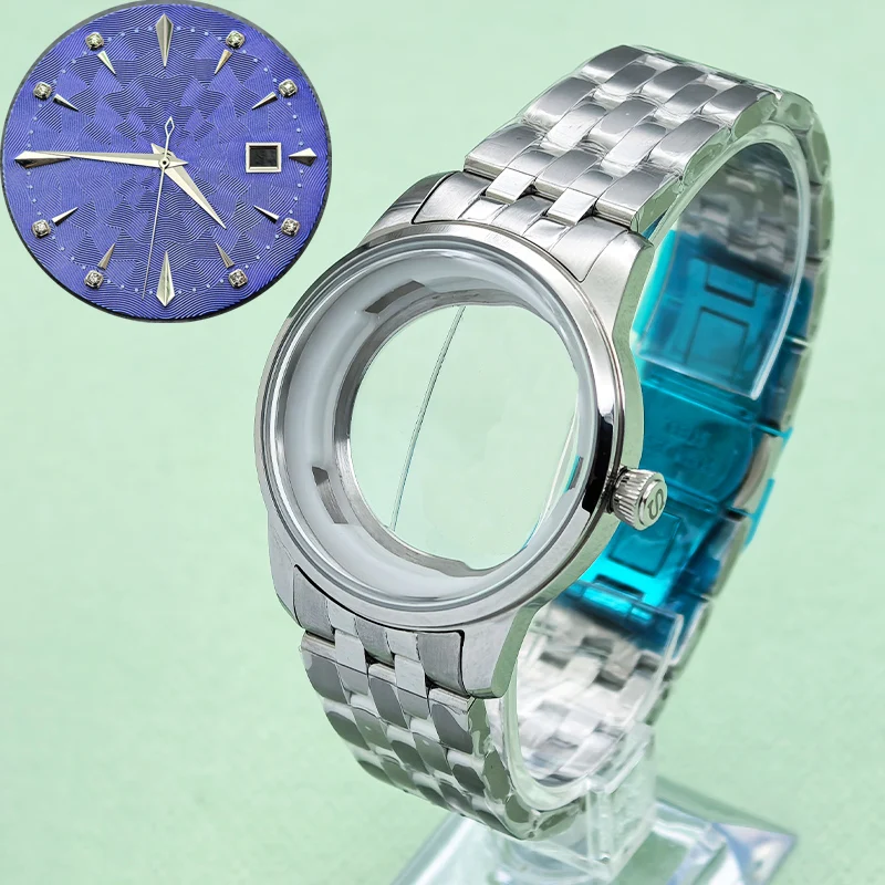 NH35 Case 40mm Cocktail Watch Case Fit NH35 NH36 NH38 NH39 4R Movement 35mm NH35 Dial Arch Glass Transparent Backcover NH35 Case