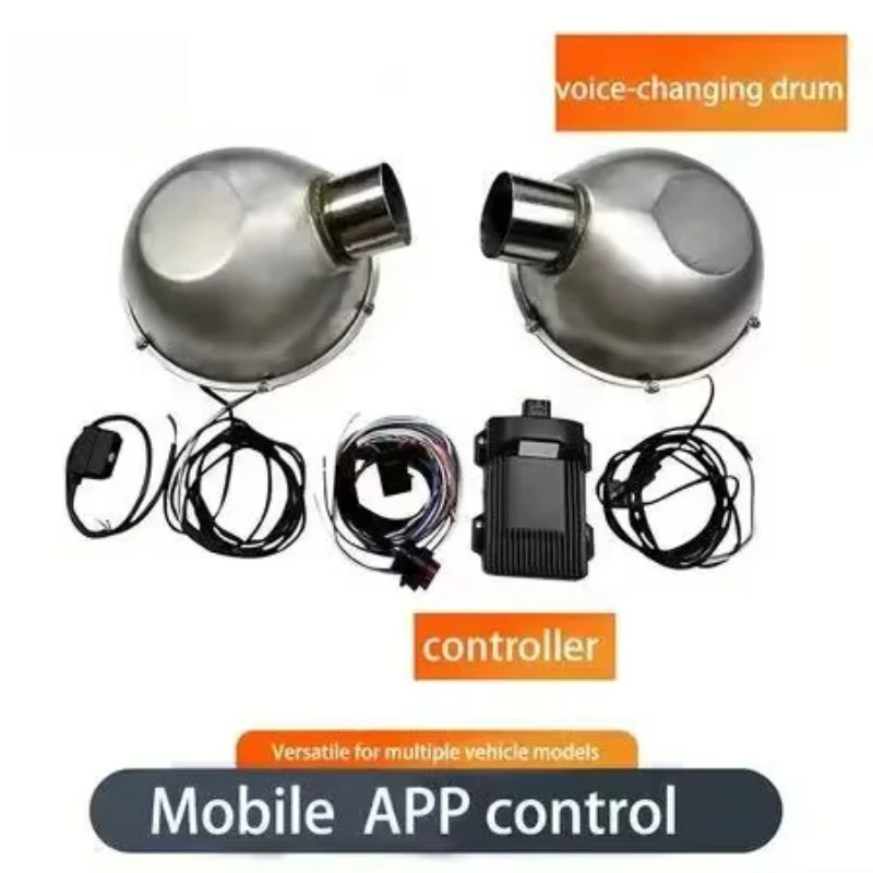 

Universal Electronic Exhaust Sound Enhancer Pro Real-Time APP Volume Control Stainless Steel Material For Car Audio Modification