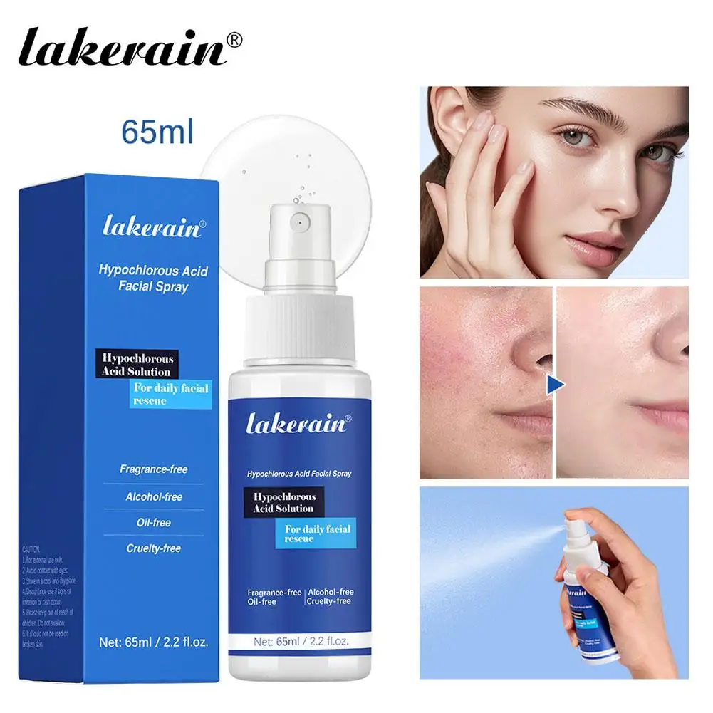 Hypochloorzuur Gezichtsspray Vermindert roodheid en acne Post-workout Cleanser Piercing Nazorg voor dagelijkse gezichtsredding H8D1