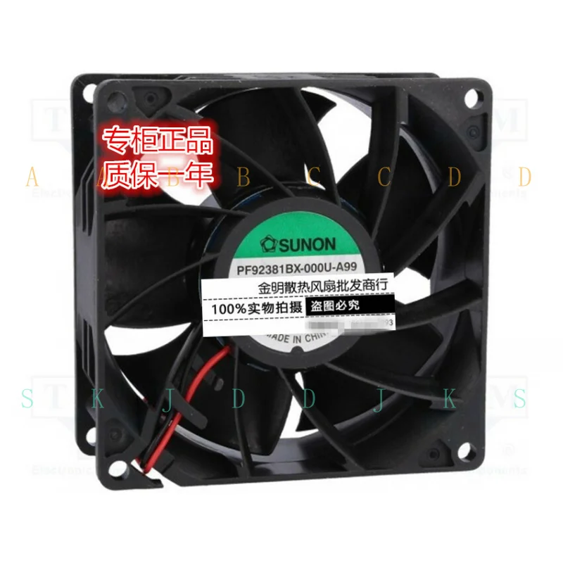 

M for SUNON PF92381BX-000U-A99 12V high-end equipment cooling fan