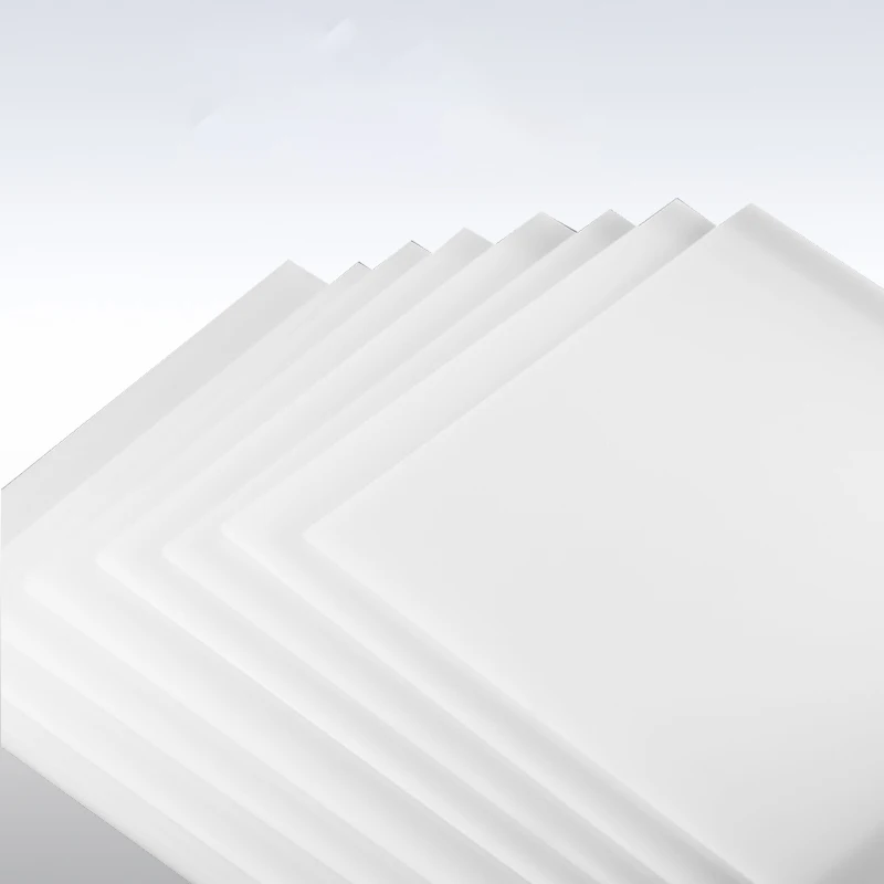 الأبيض البولي بروبلين مجلس سمك 2-10 مللي متر 100x100 100x200 150x150 200x200 210x297 مللي متر الغذاء الصف PP لوح من البلاستيك #6