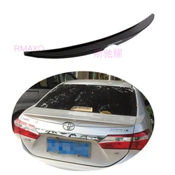 Alerón trasero de alta calidad para coche, accesorio para TOYOTA Corolla 2014-2016, Material ABS, imprimación de Color
