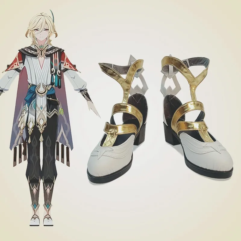 Genshin Impact kavih-Botas de Cosplay, zapatos de Anime, Halloween, Aksesori Dibuat Sesuai Pesanan