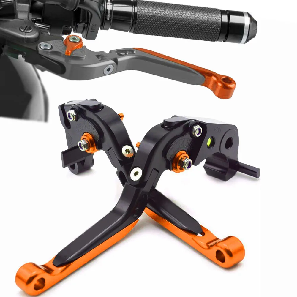 

Motorcycle Accessories Brake Clutch Levers Adjustable Folding Extended Lever Aluminum FOR 640 LC4 640LC4 2003 2004 2005 2006