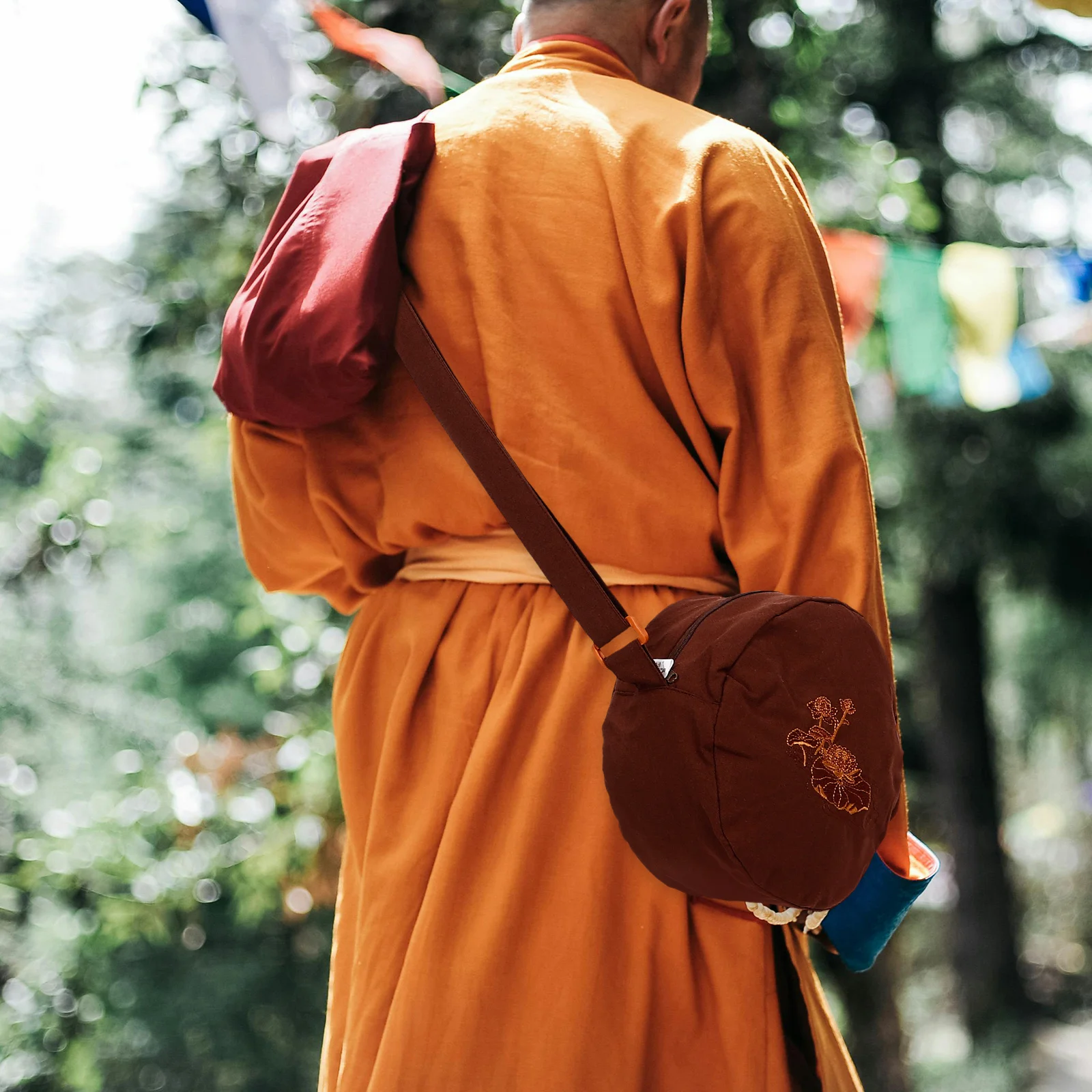 

Sound Bowl Carrier Meditation Bag Prayer Storage Case Tibetan Singing Protector