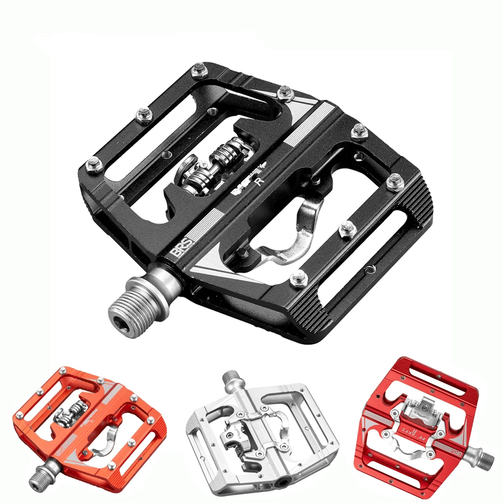 

Bicycle Clipless Pedal Aluminum Compact Single-Side Lock Ultra-Lightweight Power Meter Platform Style Durable for MTB