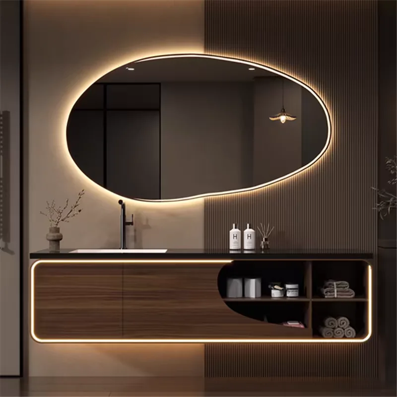 

Mirror Organizer Bathroom Cabinet Bedroom Partitions Disinfecting Floor Cupboard Toilet Dressers Archivadores Salon Furniture