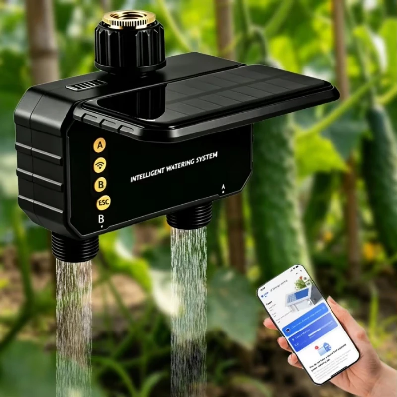 Lazy Micro Nozzle for Household Agriculture Solar Automatic Intelligent Drip Irrigation System Dual Channel Fast Delivery