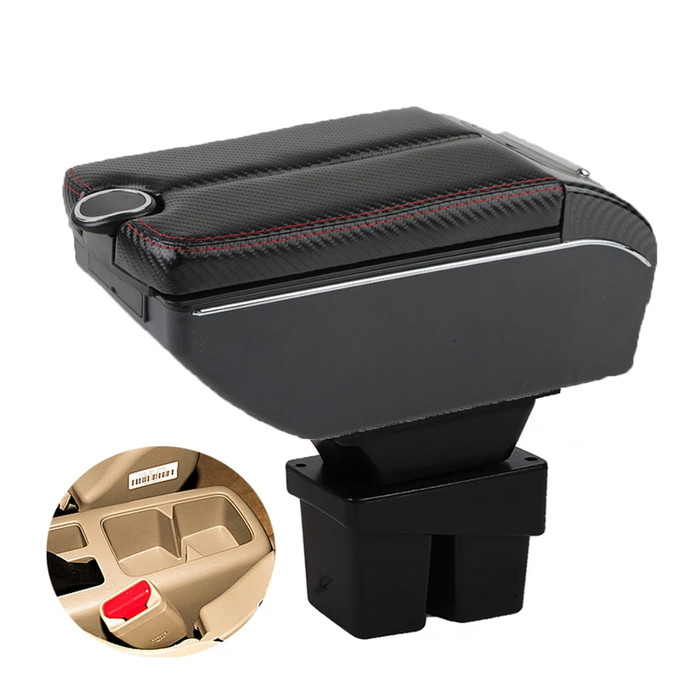 

For Honda City GD8 Armrest Box Honda City Car Armrest Auto Storage Box Arm Bracing heighten Interior Details Retrofit