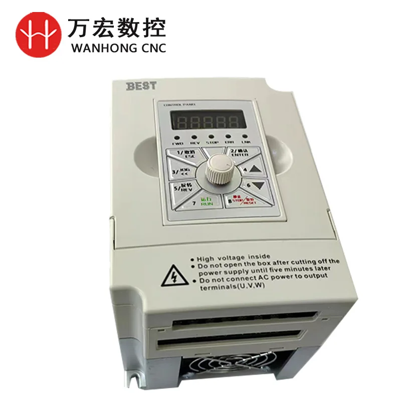 Гравировальный станок, лучший инвертор VFD 1,5 кВт, 2,2 кВт, 5,5 кВт, 7,5 кВт, привод с переменной частотой для управления скоростью двигателя шпинделя