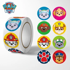 New 500PCS Paw Patrol Children's Cartoon Stickers Cute Kids Stationery Supplies School Teacher Supplies Reward Sticker Toys Gift