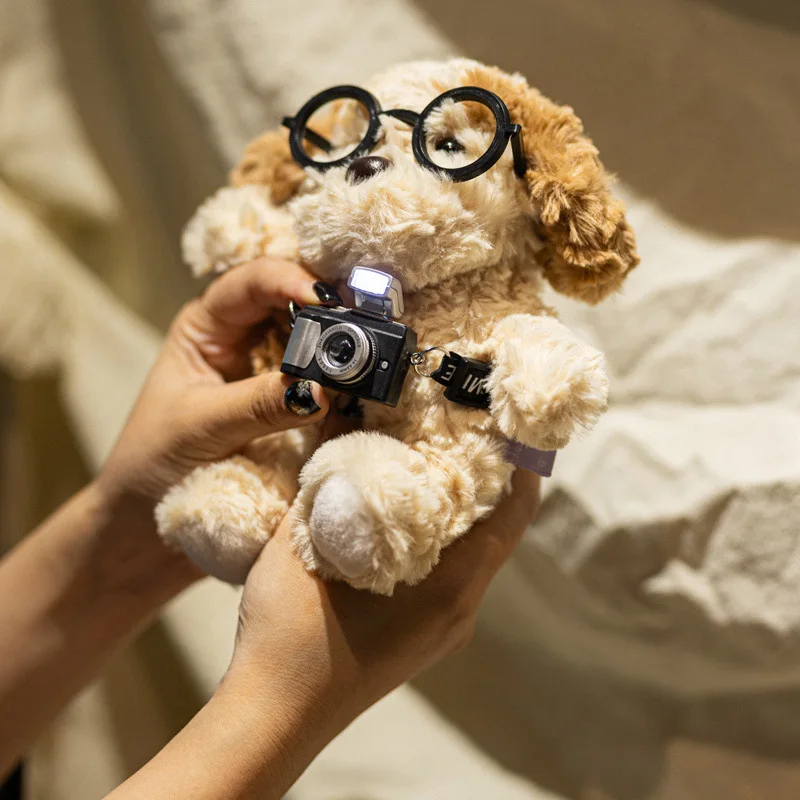 Felpa Palsize Puppy Pal: ¡Nuevo y adorable mini juguete para perros y decoración de escritorio! ¡Tu compañero canino lindo y tierno de dibujos animados para cualquier lugar!