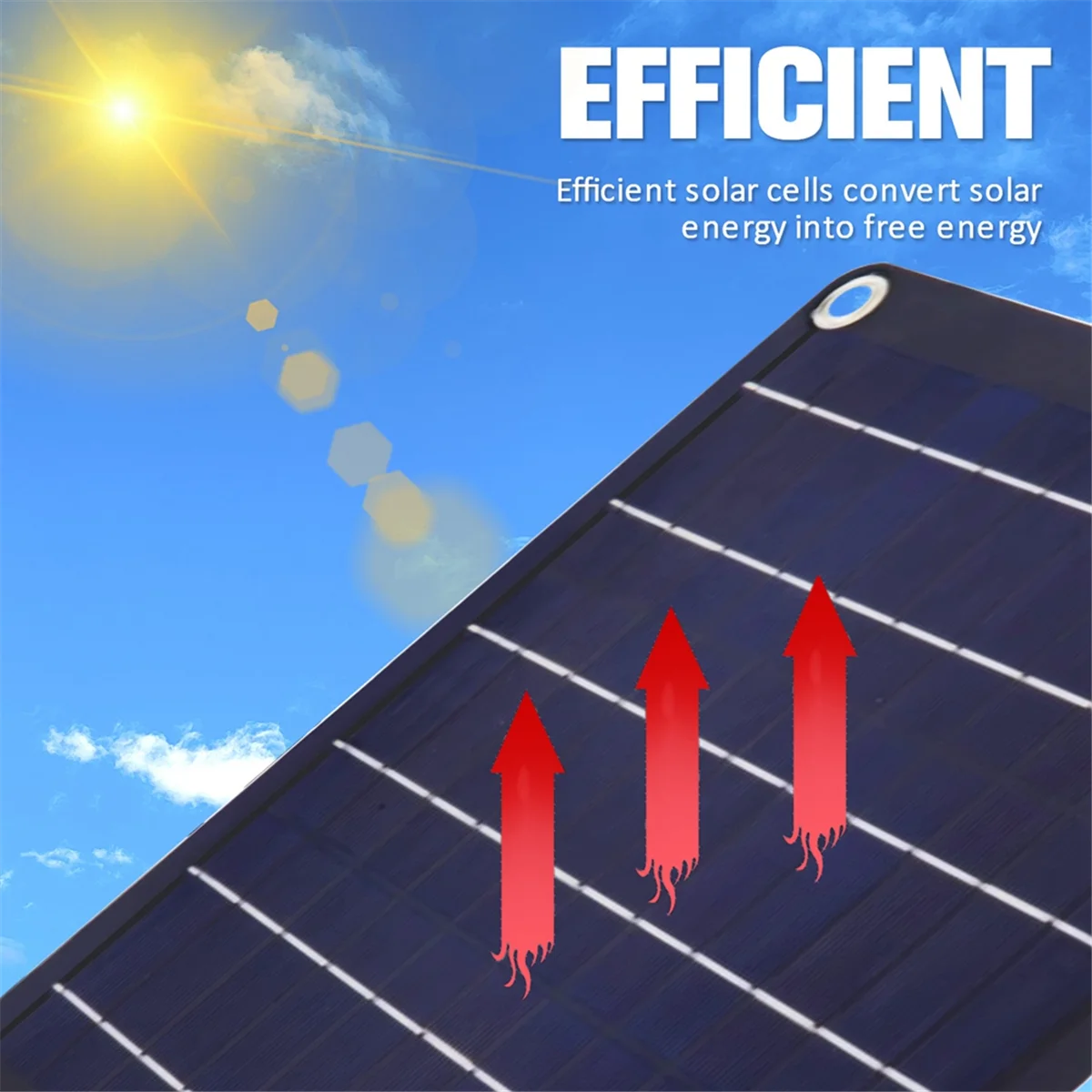 ABKM 10W Solar Panel Kit 12V Waterproof Solar Trickle Charger Portable Solar Powered Charger Car Battery Maintainer
