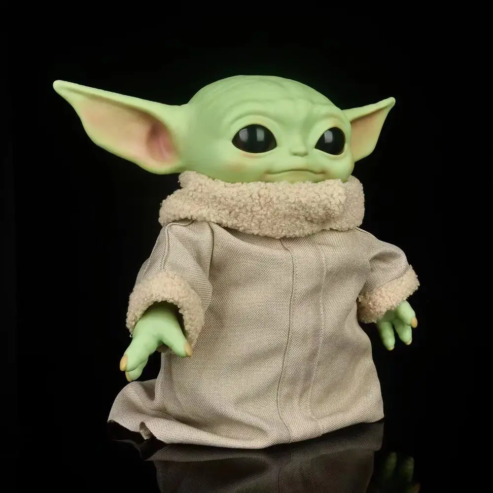 Star Wars Yoda Plush Toy 11 Inch Real Fabric Clothing The Mandalorian Collectible Figurine Home Decor Gift For Fans Collectors view 5