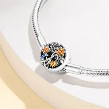 925純銀原創串珠手鍊蛇形鏈手鐲女士奢華珠寶週年紀念派對禮物 10 最佳銷售 潘朵拉手鐲 - №7