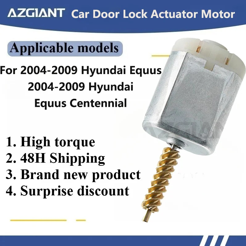 

AZGIANT For 2004-2009 Hyundai Equus/Equus Centennial Car door lock actuator motor quality replacement parts OEM FC-280PT-20150
