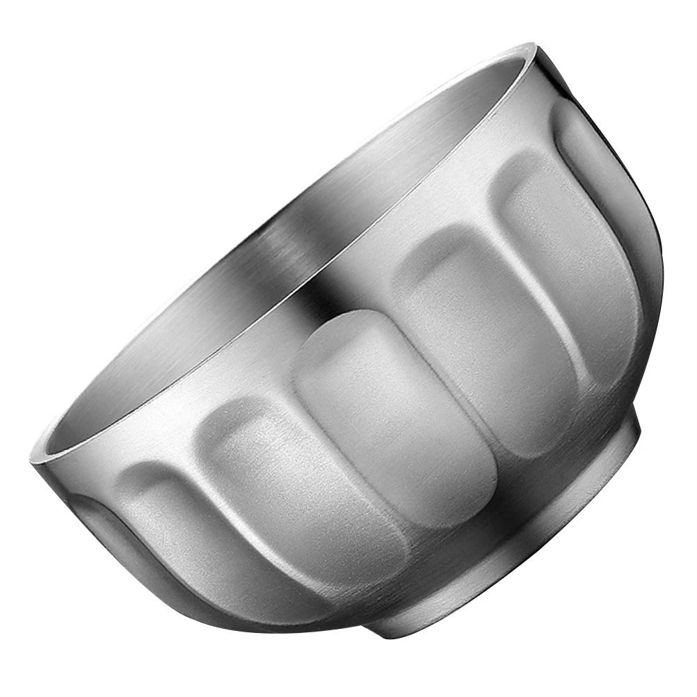 

Stainless Steel Bowl Large Heat Resistant Pasta Food Serving Heat Resistant Noodle Bowl Household Bowls