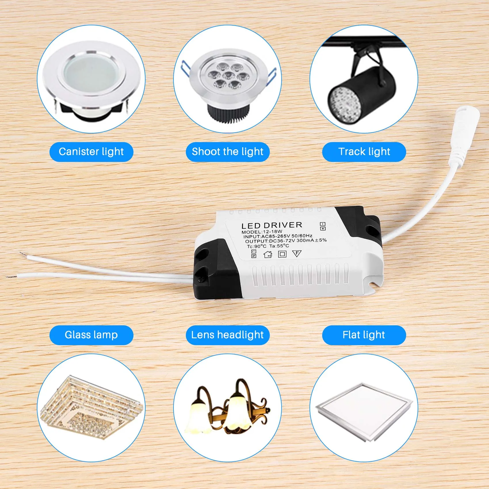 

Светодиодный светильник 86-265В для автомобилей