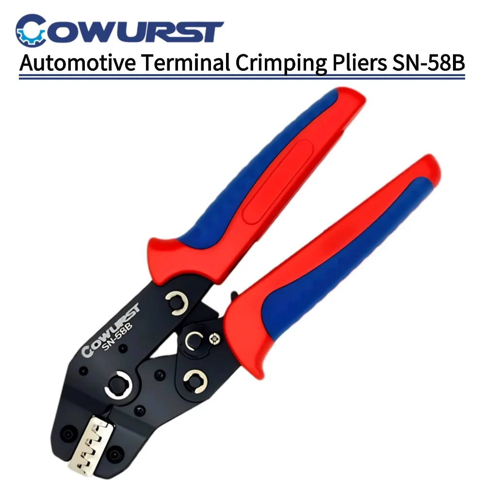 

SN-58B Клещи для обжима пружинных клемм для разъемов 6,3/4,8/2,8, клемм холодного прессования, обжимные автомобильные силовые клещи