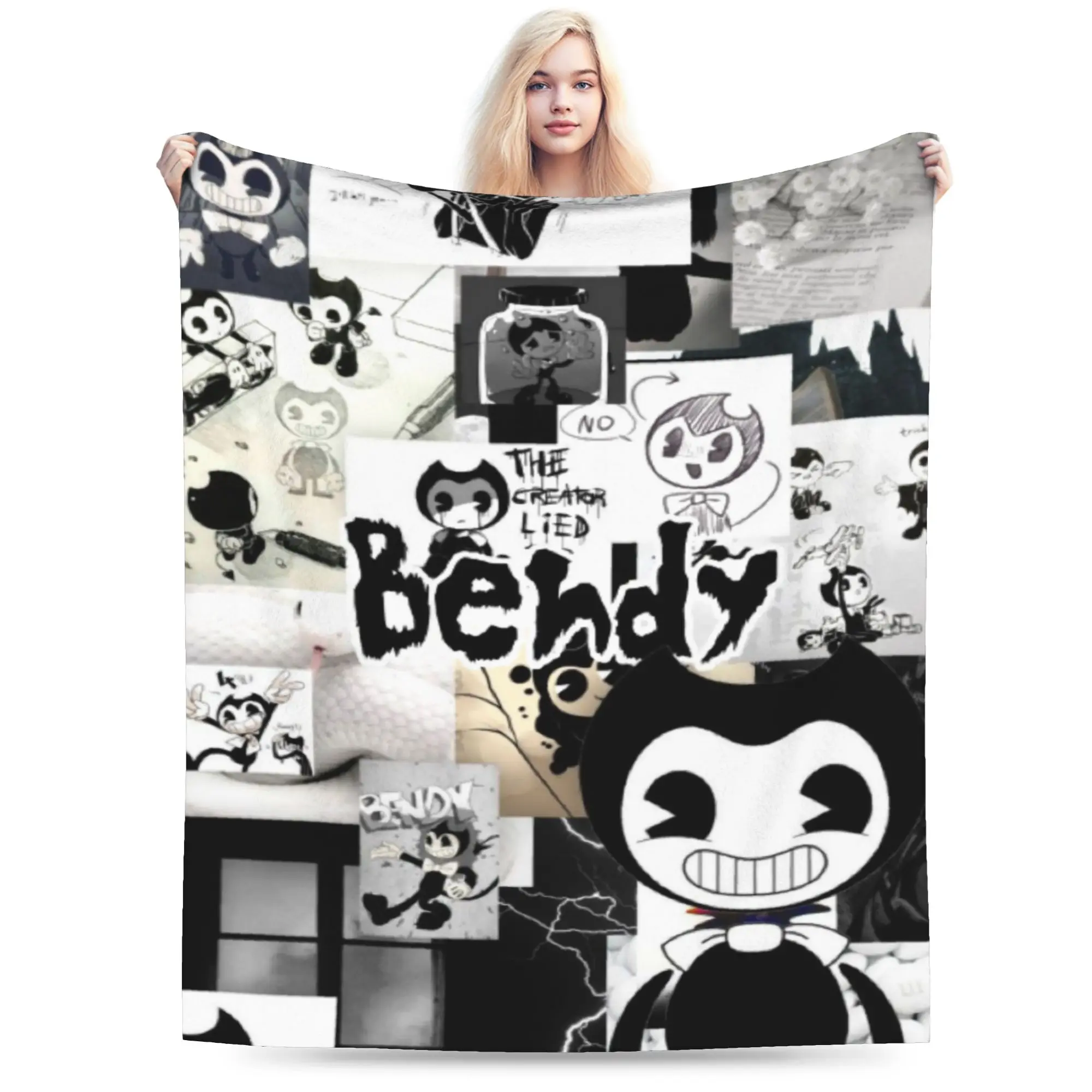 Bendys And The Dark  Stuff Blankets Ultra-Soft Velvet  Throw Blanket Comfortable Rug Piece