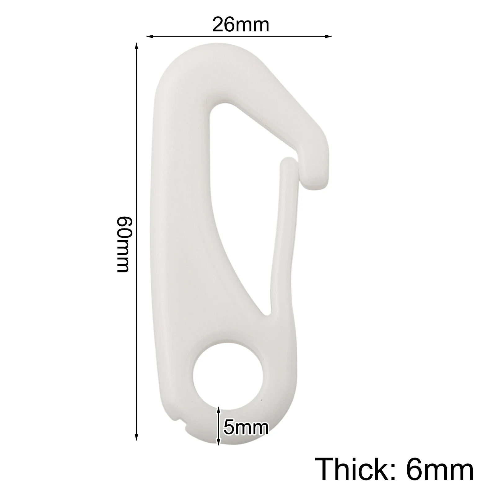 Flagpole Clamp 10*5*5 Flag Clips Easy Installation Firm Flag Fixing And Buckle Indoor And Outdoor Use Flagpole