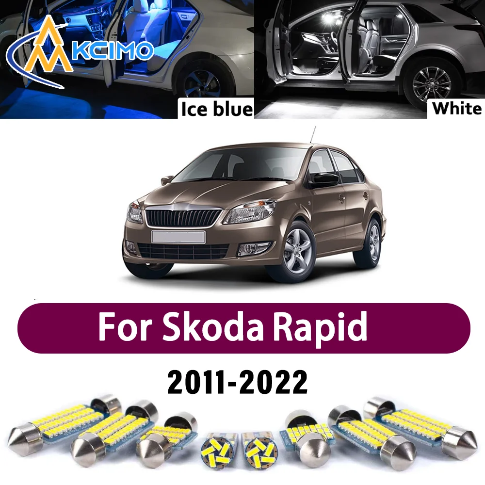 

Premium LED Interior Lighting Kit for Skoda Rapid 2011-2022 Superior High-Quality Error-Free Dome Map Trunk Auto Lamps