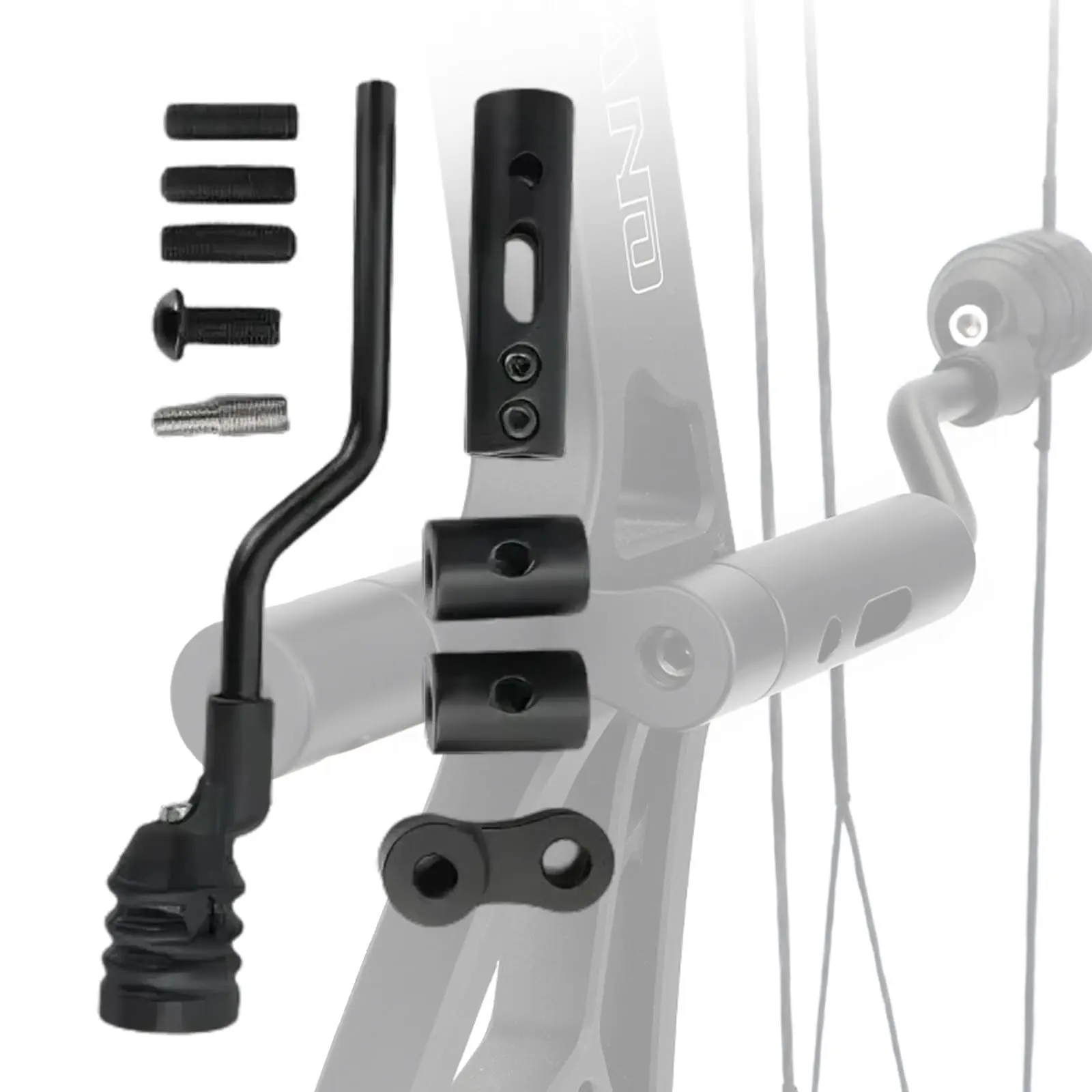 

Tactical String Stop Bracket String Decelerator Compound Bow Vibration Balance Stabilizer for Outdoor Hunting Shooting Range