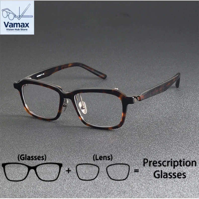 

Square Flip Up Pure Titanium Myopia Glasses For Fashion Men Women Office Reading Glasses Anti Fatigue Prescription Eyewear