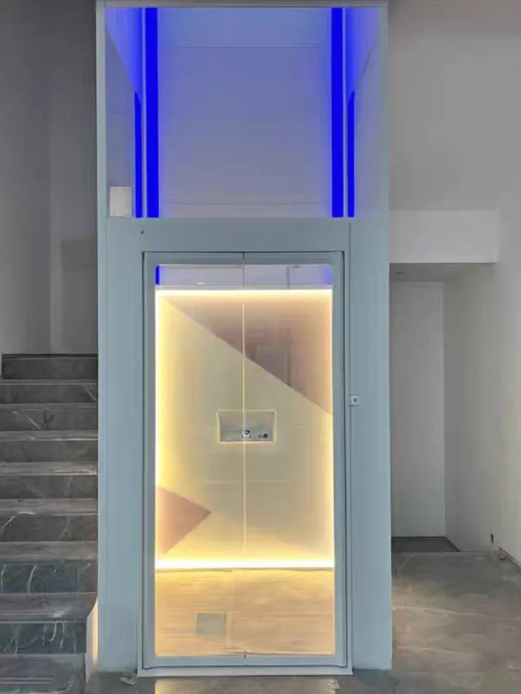 Customized 6m 20 feet Home Lift Small Home Elevator cheap residential lift elevator