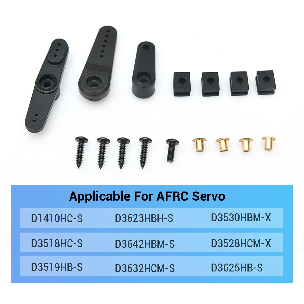 AFRC Original Servohorn-Zubehör P1002 25T Horn-Kit für AFRC D3518, D3519, D3520, D3530, D3642, D3648 Futaba Servos Upgrade-Teile – Detail 3