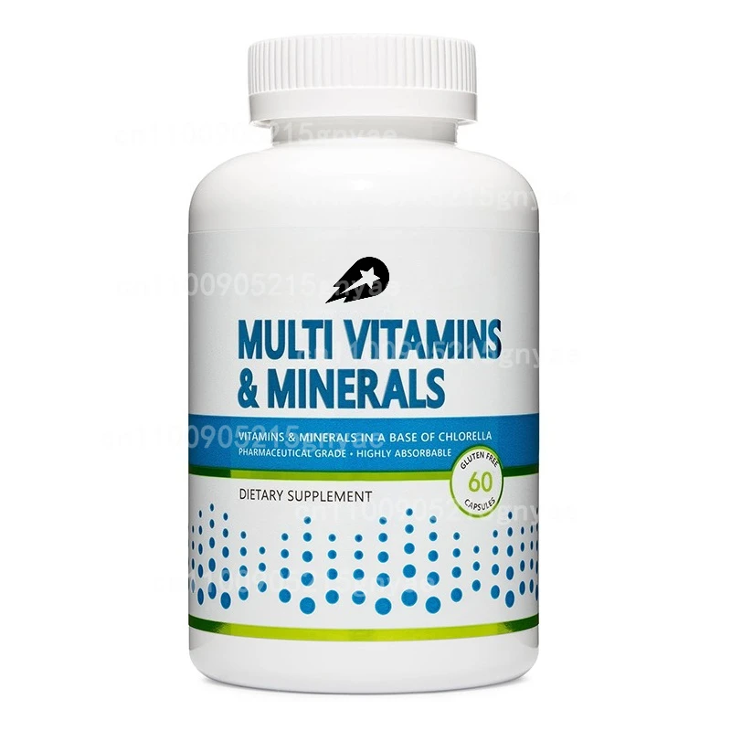 

Multiple Vitamin and Mineral Supplements Suitable for Women, Helping To Support Energy Levels and Immune Health
