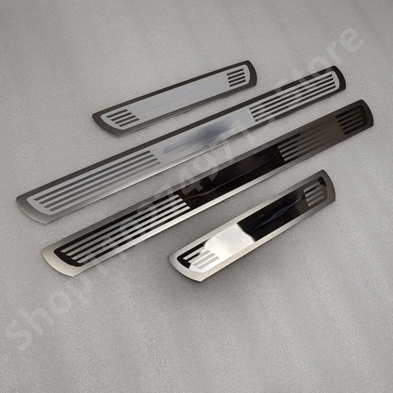 For Ford EcoSport welcome pedal modification EcoSport dedicated  ultra-thin door sill strip decoration auto parts 2013-2019