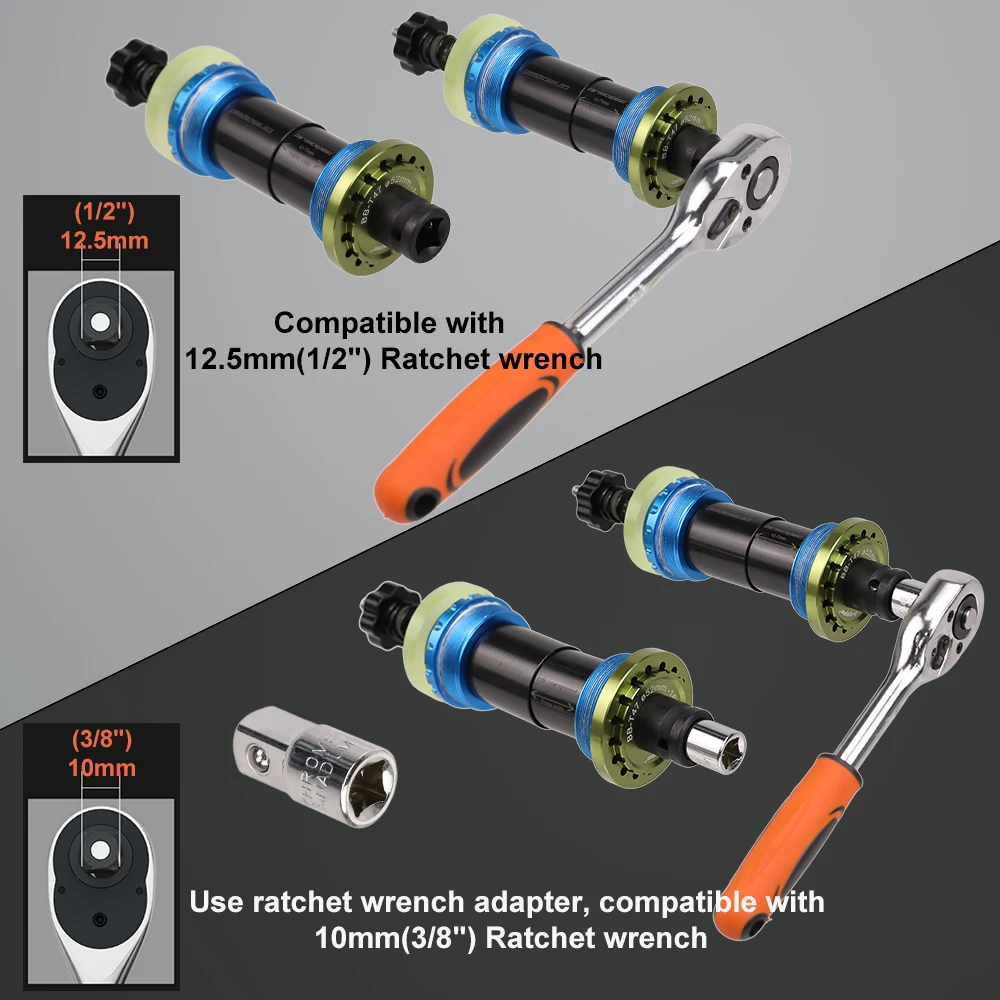 Fahrrad Tretlager Werkzeug Halte Kit Tretlager Anziehen Rutschfeste Werkzeug Kit BB Installation Removal Tool Halte Kit – Detail 10