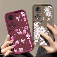 Flower Silicone Phone Case For Huawei Honor Magic 7 Lite 6 5 Pro X60 X30 X9C X9 X8B X8A X7A X7 X6A X8C Shockproof Matte Cover