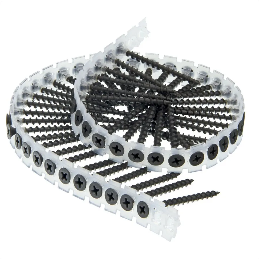 Senco 07A200P Duraspin7 by 2 دريوال إلى برغي مطلي بالخشب 1000 لكل صندوق رمادي