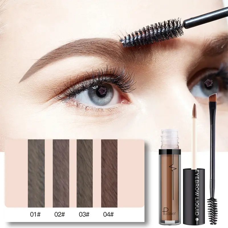 PUDAIER Long-Lasting Eyebrow Styling Cream Waterproof Sweatproof No Blooming Brow Enhancers Kits Semi-Permanent Brows Gel