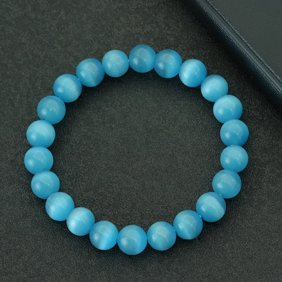 العصرية بولي عيون النمر حجر سوار للجنسين الملابس والاكسسوارات 4 الأحجام المتاحة السلس الخرز سوار هدية عيد الحب Joias