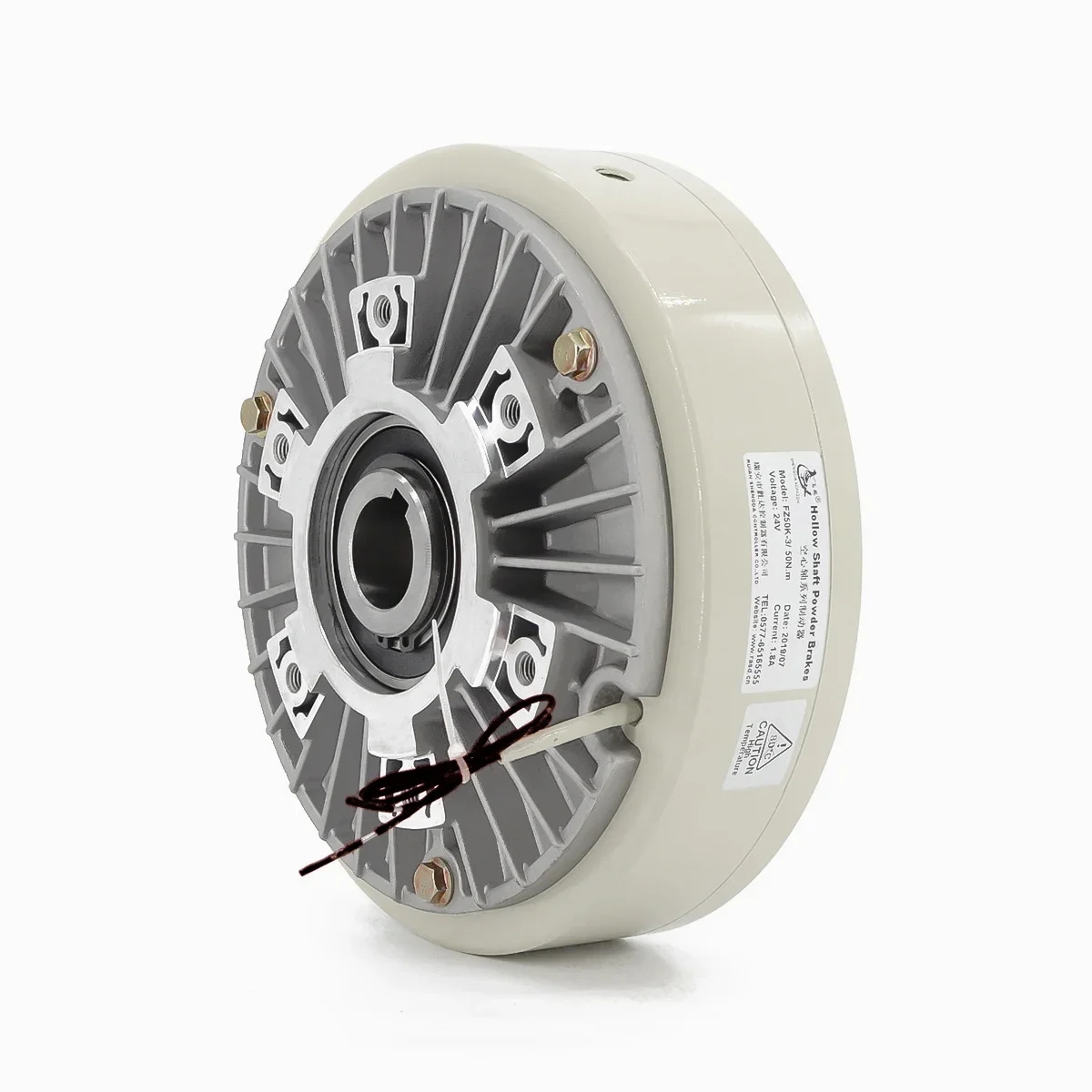 SHENGDA FZ25K-3Y Nuovo fornitura di fabbrica Freni a polvere magnetica ad albero cavo per macchine da stampa