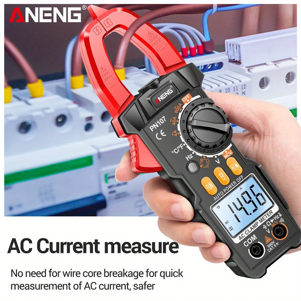 ANENG PN107+VC1010 Clamp Meters Digital Multimeter High-precision AC current test Voltmeter ammeter Electrical maintenance tools