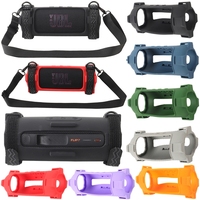 Newest Silicone Case for JBL Flip 7 Wireless Bluetooth Speaker Travel Carrying Protective with Shoulder Strap and Carabiner