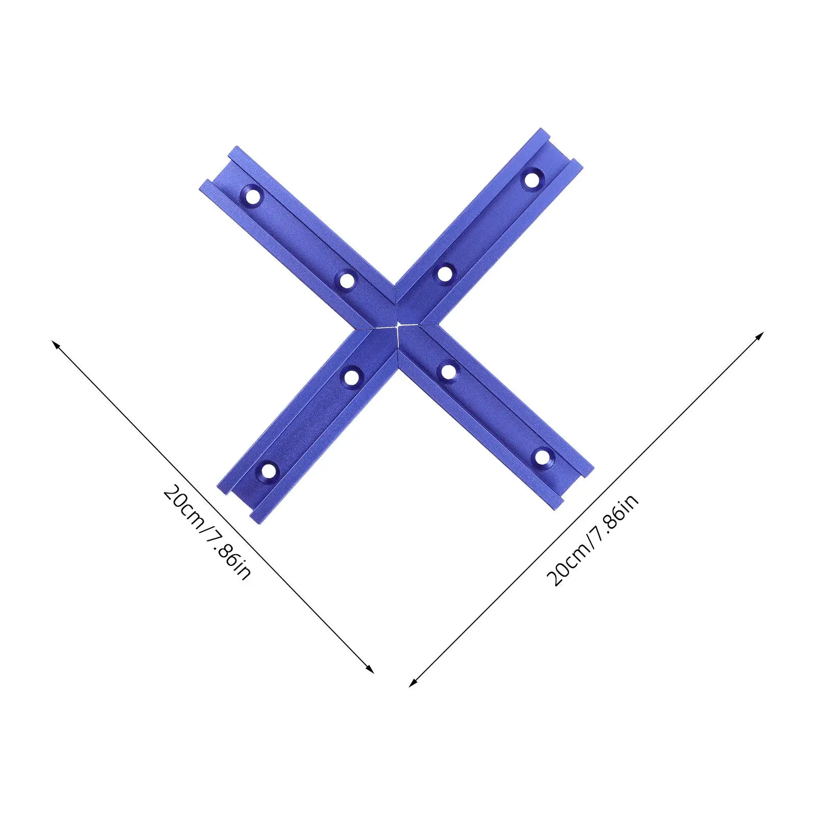 T-Track Clamp Set for Woodworking Precision Hold-Down Fixtures Adjustable T-Slot Bench Clamps for Cutting Drilling Sanding