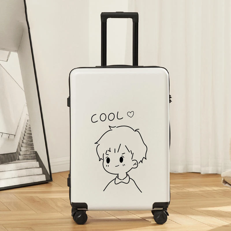 Luggage trolley case Female cute 24 "student travel suitcase male 20 children fashion Internet celebrity