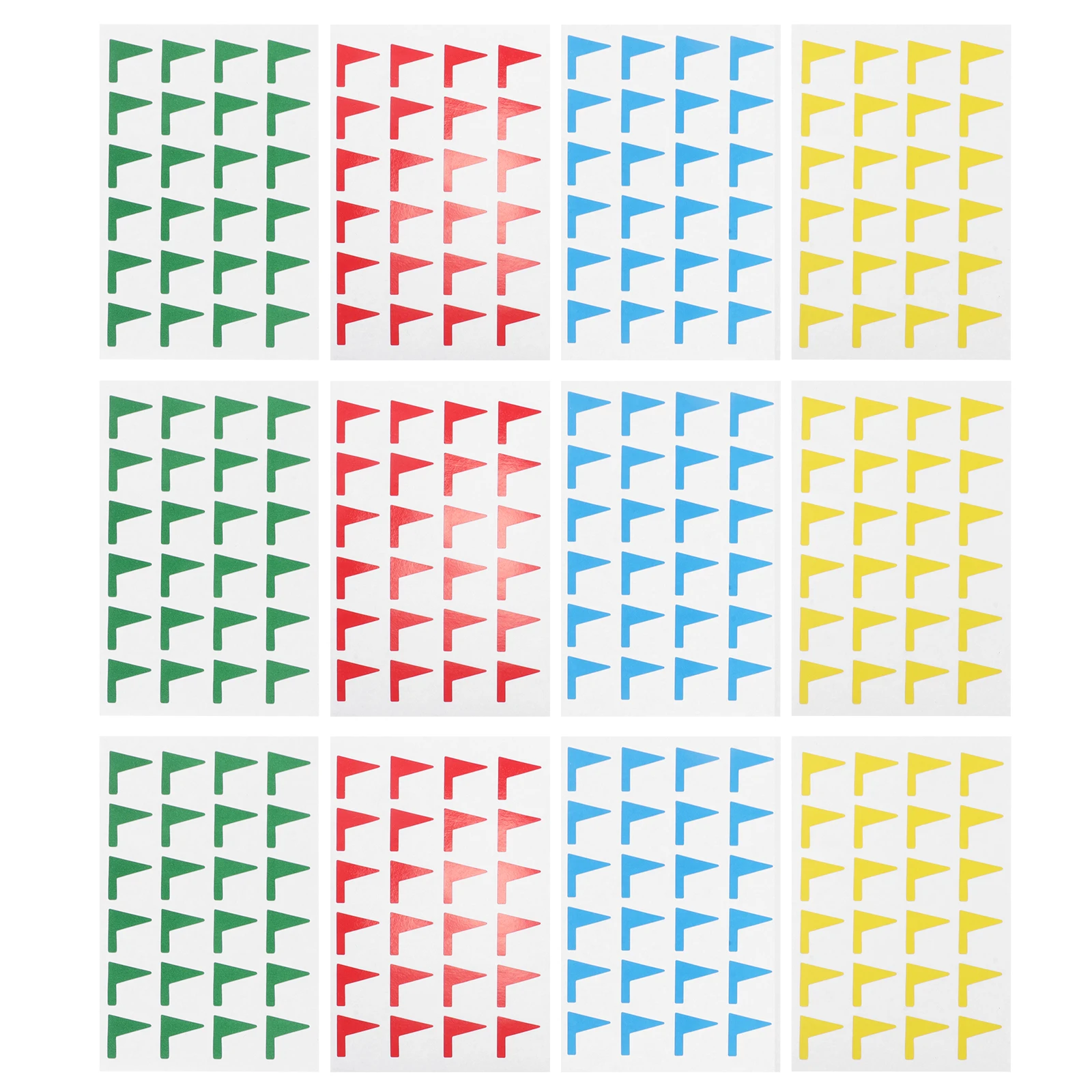 1 Pack Map Marker Stickers Kids Flag-Shaped Educational Travel Tracking Labels Self-Adhesive Planner Tabs Decorative Note Index