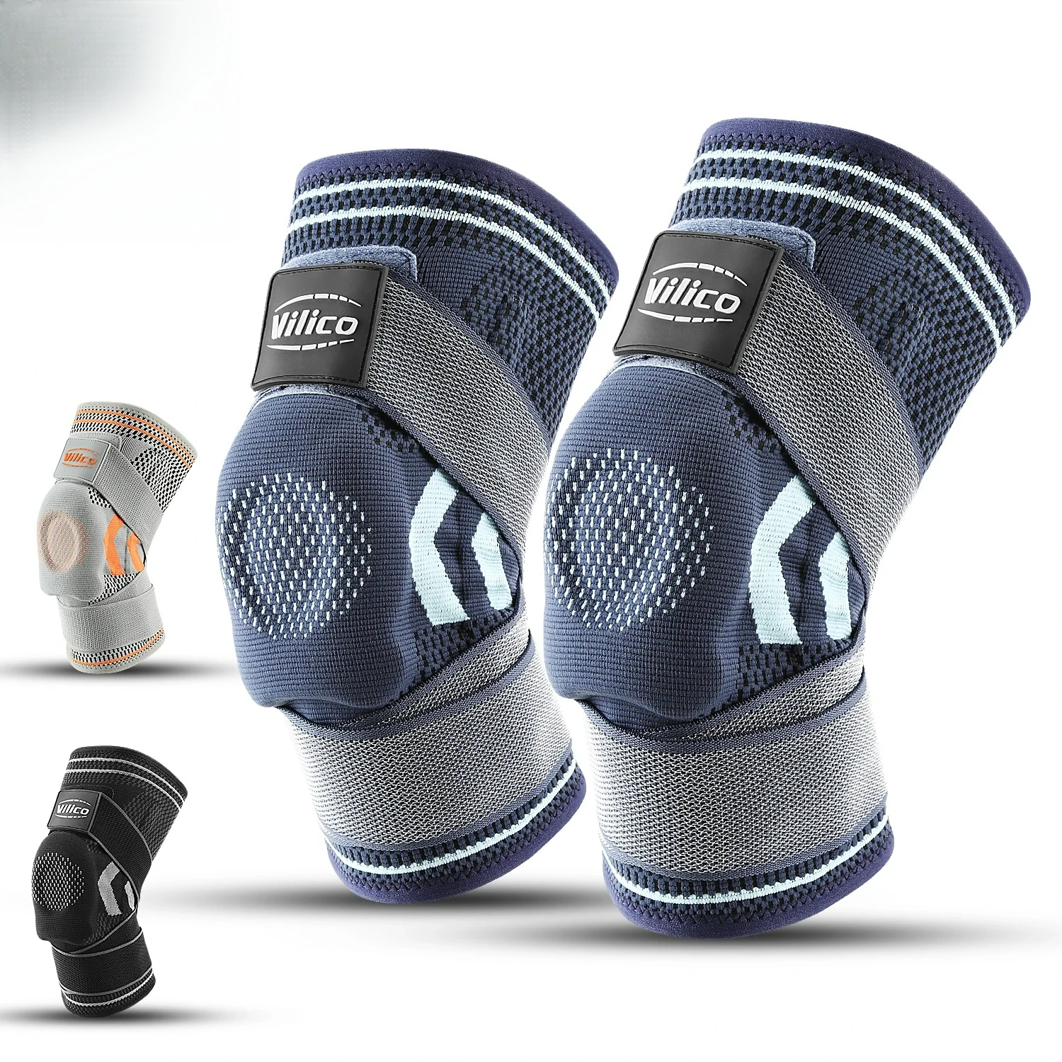 

1PC Brace Compression Knit Pad For Sports Quickly Absorb Perspiration Keep Knees Warm Knee Boosters Breathable Support