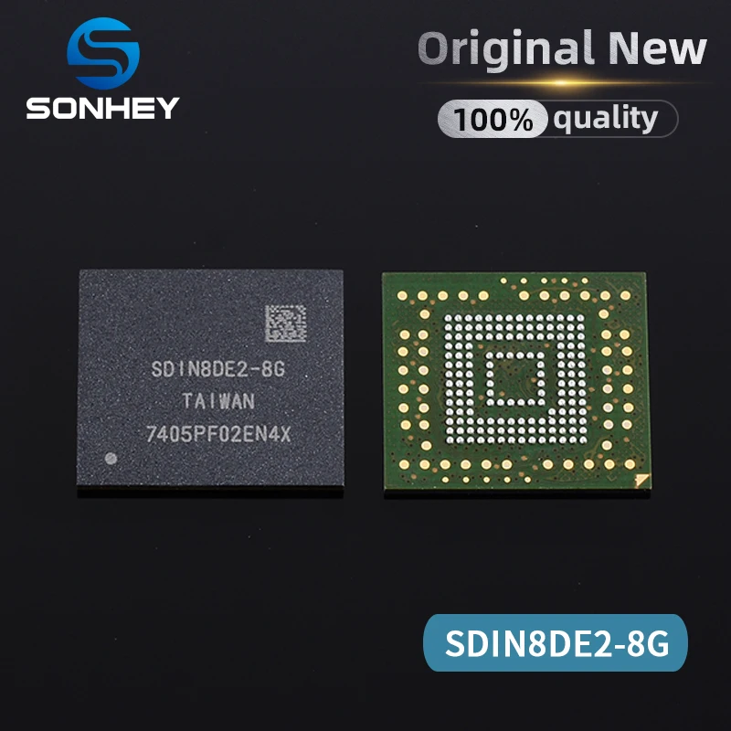 

(5-10piece) 100% New original SDIN8DE2-8G SDIN8DE2 8G BGA-153 EMMC Memory IC chip
