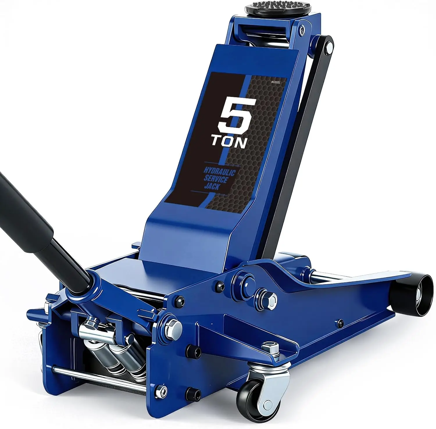 Floor Jack 5 Ton Hydraulic Low Profile Floor Jack with Dual Piston Quick Lift Pump, Home and Workshop Car Maintenance for Variou