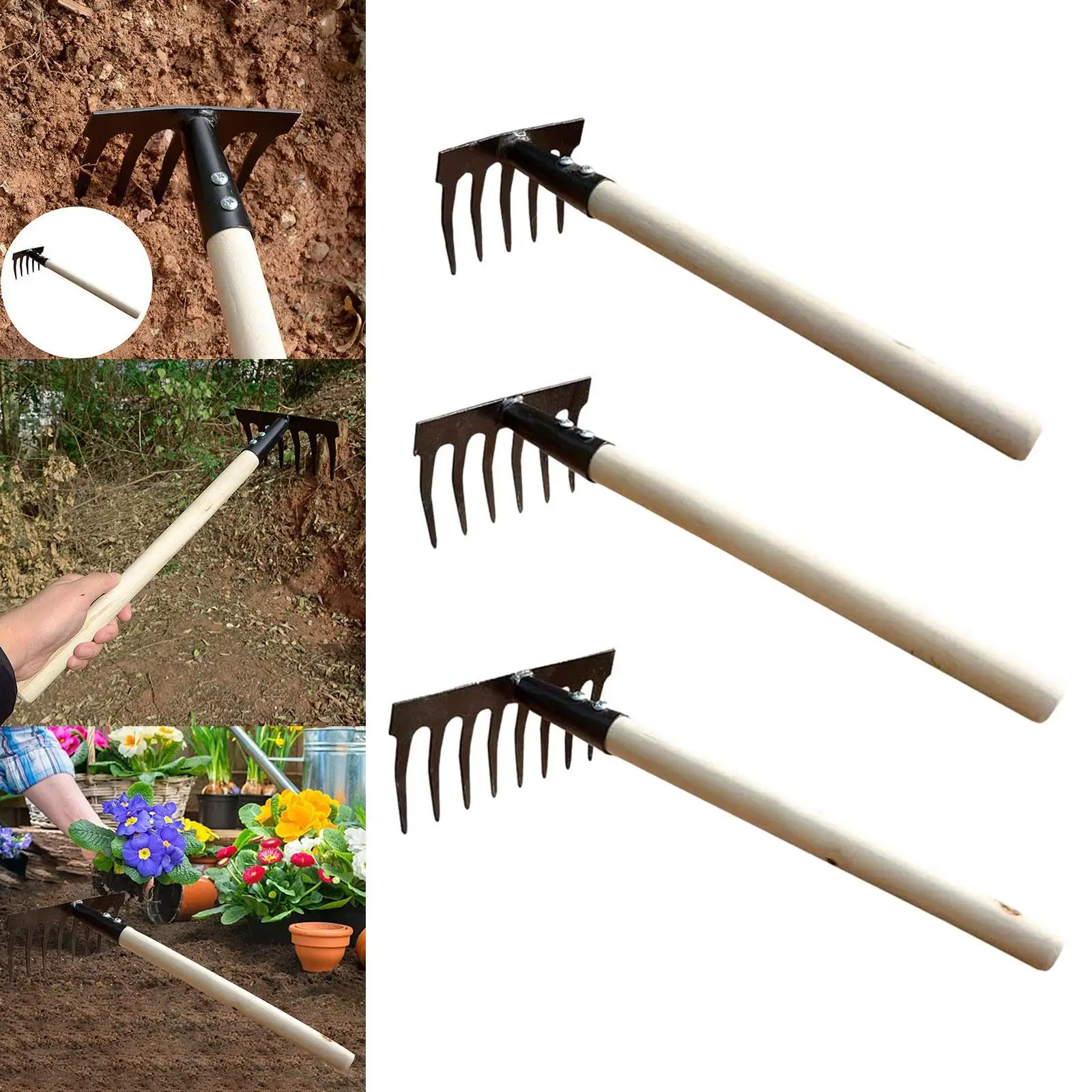 

Садовые грабли, рыхление, посадка, удобная ручка, эффективное садовое хозяйство, экономия труда, фиксация с двойным винтом, прополка, садовый инструмент