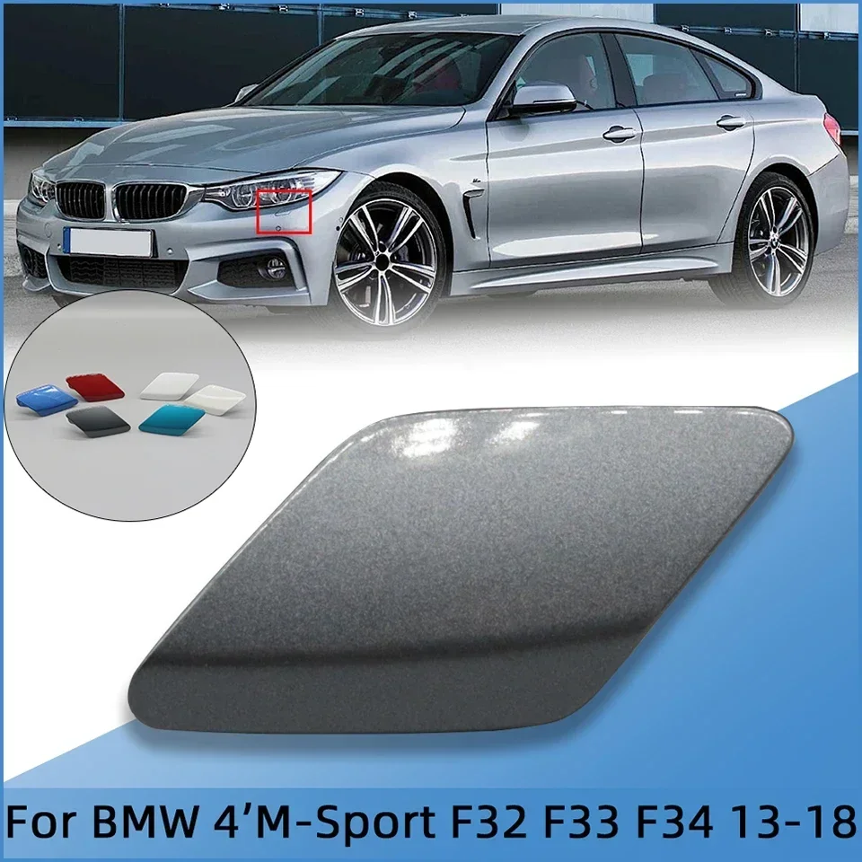 Koplampsproeiers Nozzle Cap Cover Sproeier Trim Shell Voor BMW 4-serie M-Sport F32 F33 F36 2013 2014 2015 2016 2017 2018 Geschilderd