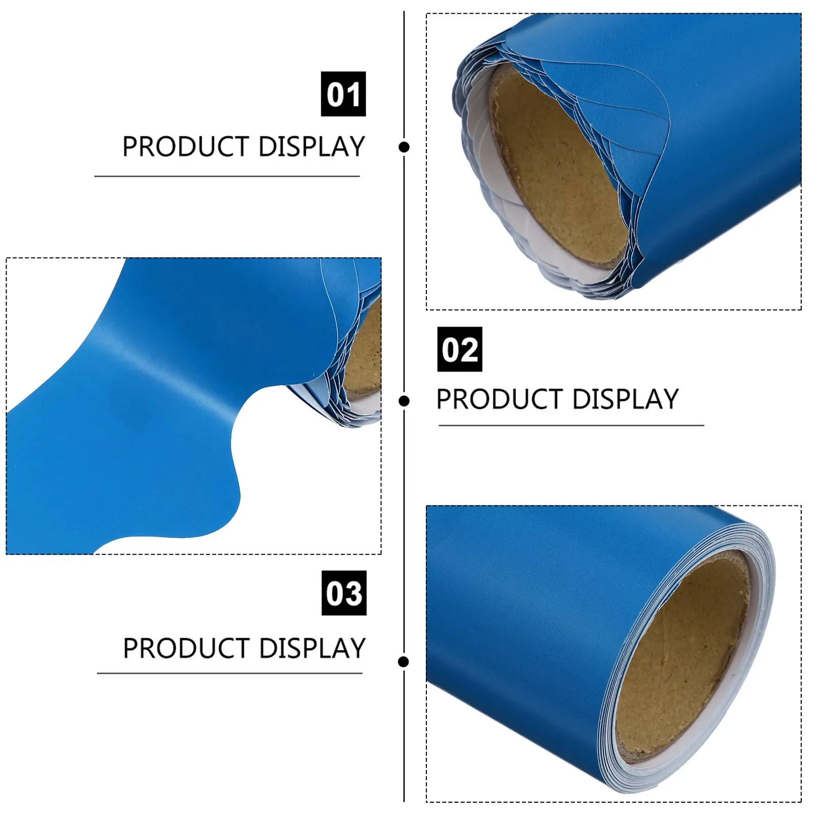 

5M Bulletin Borders Paper Roll Waterproof Reusable Chalkboard Boarder Trim for Porch Hallway Window Decor Bulletin Border Trim